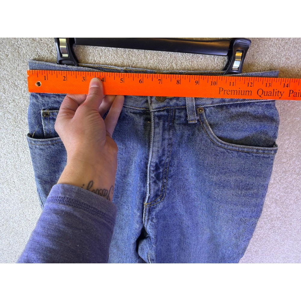 Vtg Guess Georges Marciano Jeans Mens 29 (Fits 27x34) Blue 90s USA Made Tapered - Picture 7 of 10